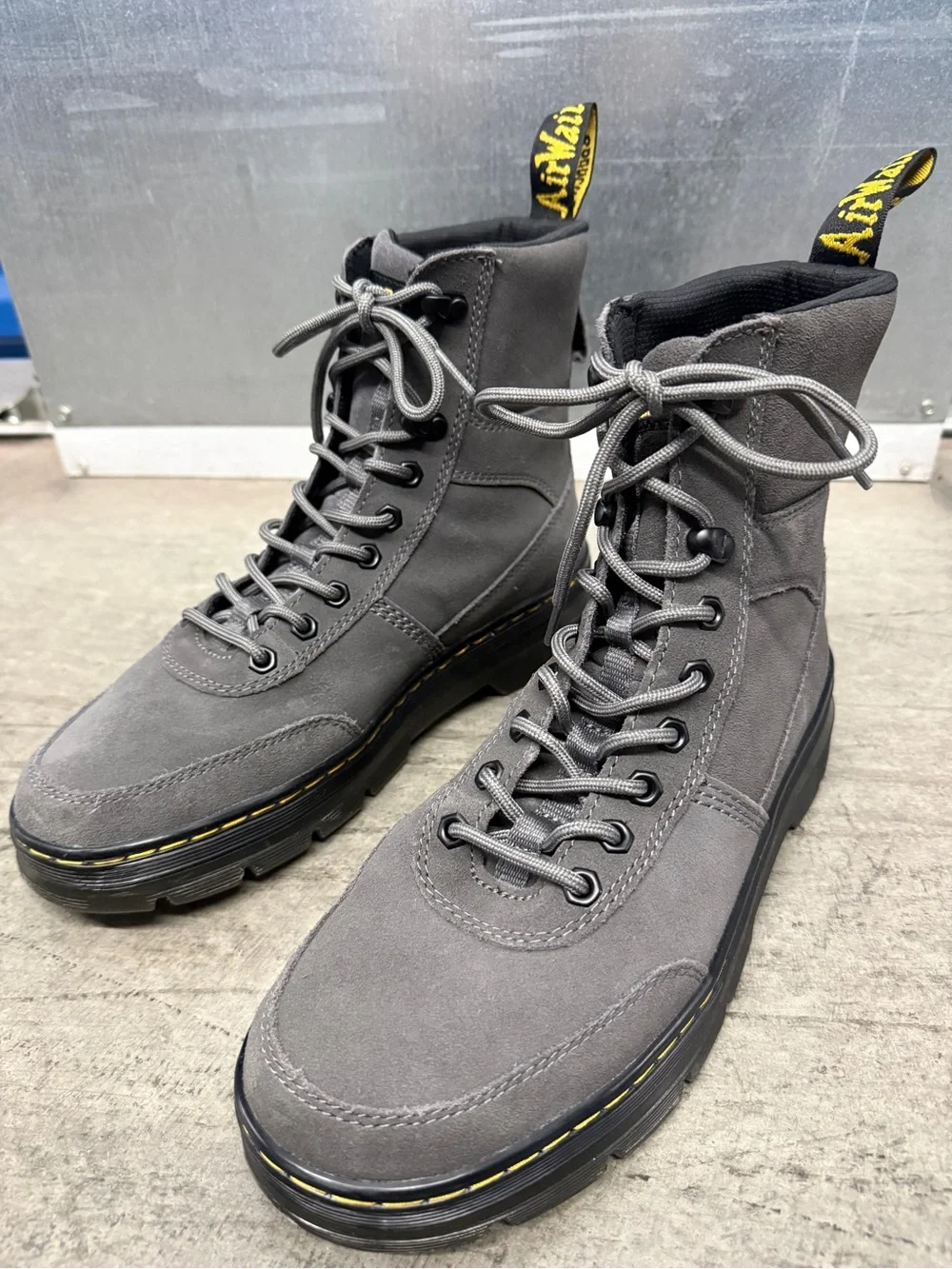 Dr. Martens Combs Tech Suede Utility Boots - EU 43 / Men's 10